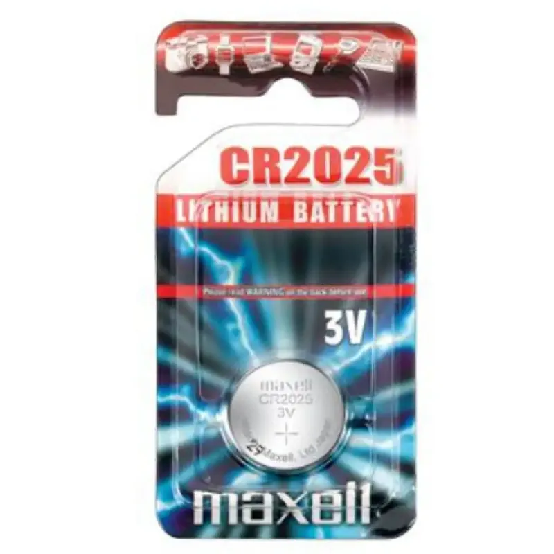 Kedvezményes ár Maxell Alkáli lítium gombelem CR2025 1db bliszteres csomagolásban