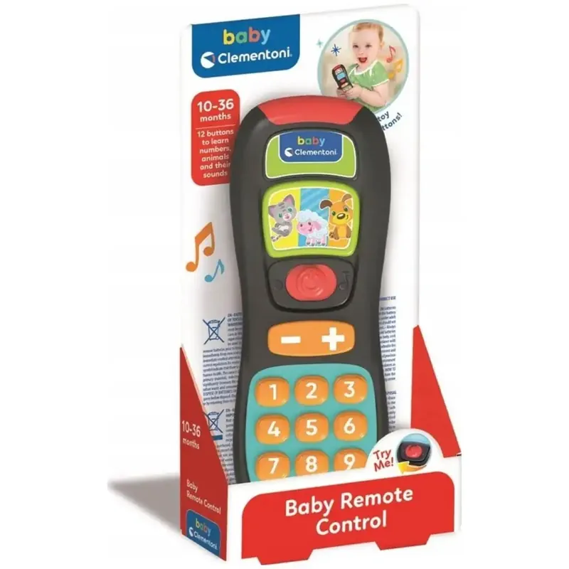 Clementoni Baby Első távirányítóm bébijáték fény és hang effektekkel Olcsóbb