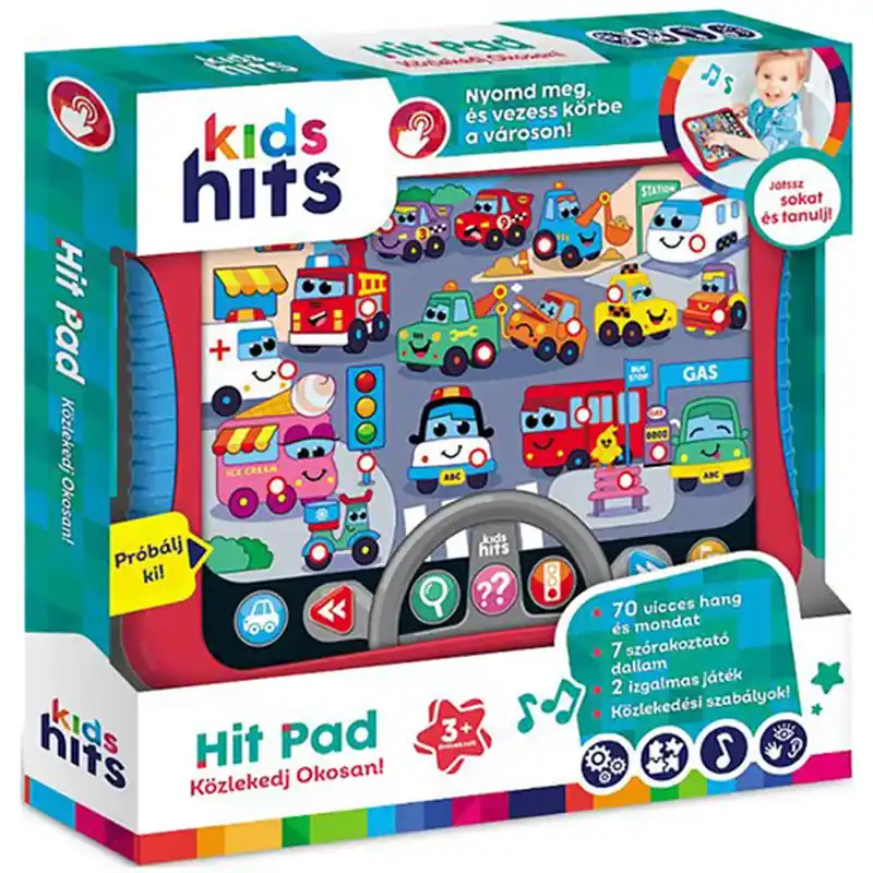 Kids Hits Hit Pad - Közlekedj okosan! interaktív tanulójáték Kihagyhatatlan ajánlat