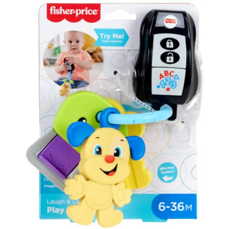 Fisher-Price Kacagj és fejlődj Tanuló kocsikulcs - Mattel Expressz kézbesítés