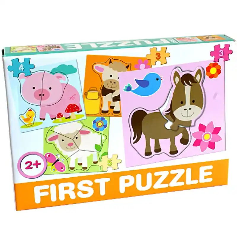 Ajánlat Háziállatos Bébipuzzle - D-Toys