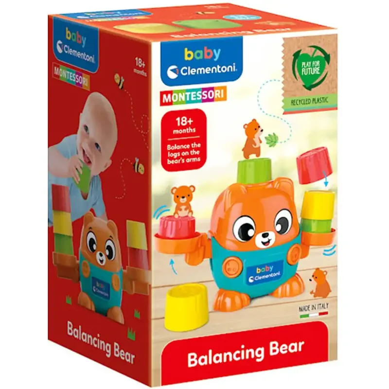Bestseller Montessori Egyensúlyozó medve - Clementoni