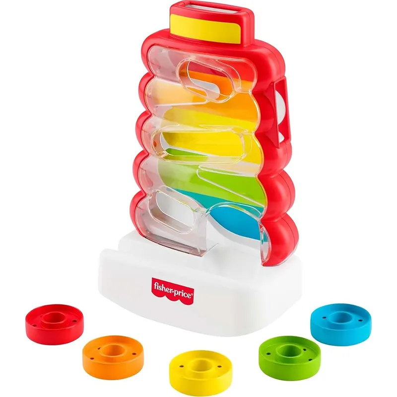 Fisher-Price Zsupsz gyűrűtorony játékszett - Mattel Kedvezmény
