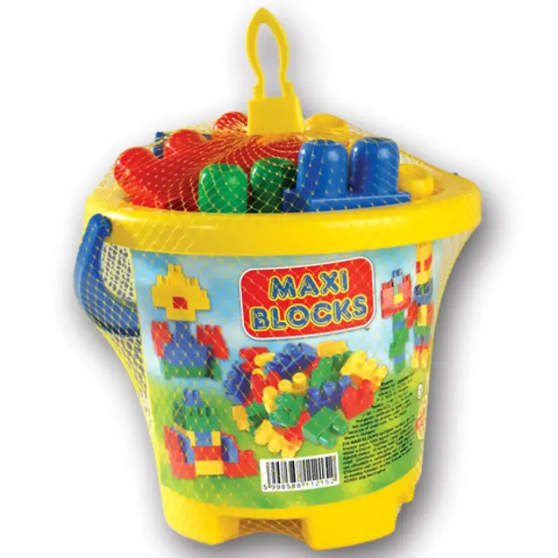 Maxi Blocks vödrös 24 db-os építőkockák - D-Toys Vásárlói kedvenc