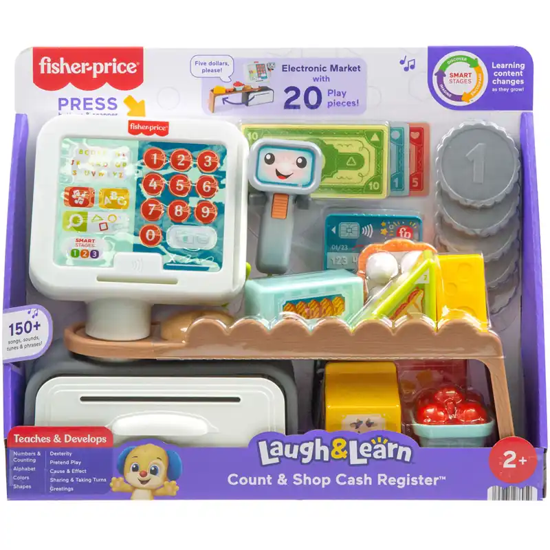 Fisher Price Kacagj és fejlődj pénztárgép - Mattel Kedvezmény