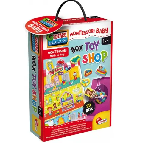 Vásárlói kedvenc Montessori Baby Box készségfejlesztő formaillesztő puzzle - Lisciani