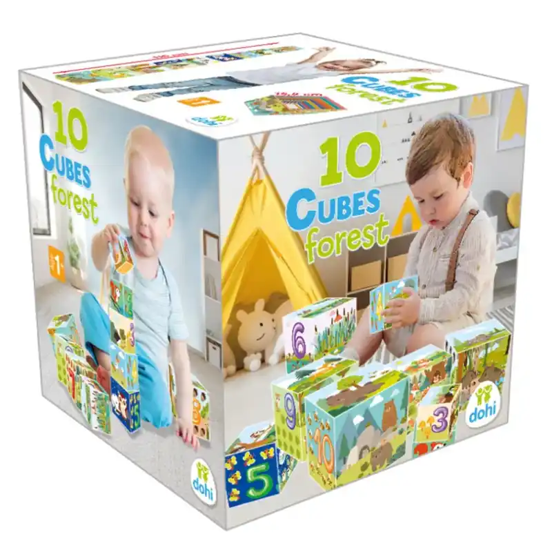 10 Cube Kockarakosgató játék - Erdő Olcsóbb