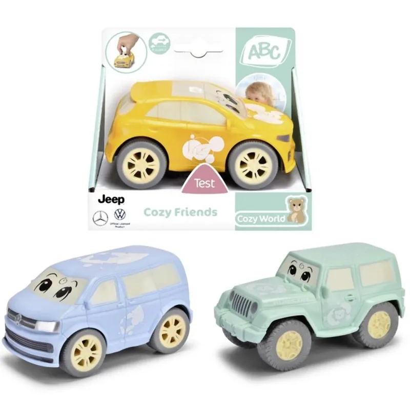 Legjobb ár ABC Cozy Friends járművek többféle változatban 1db - Simba Toys