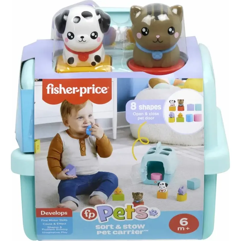 Gyors szállítás Fisher-Price Kis kedvencek foglalkoztató Állatkás formaválogató - Mattel