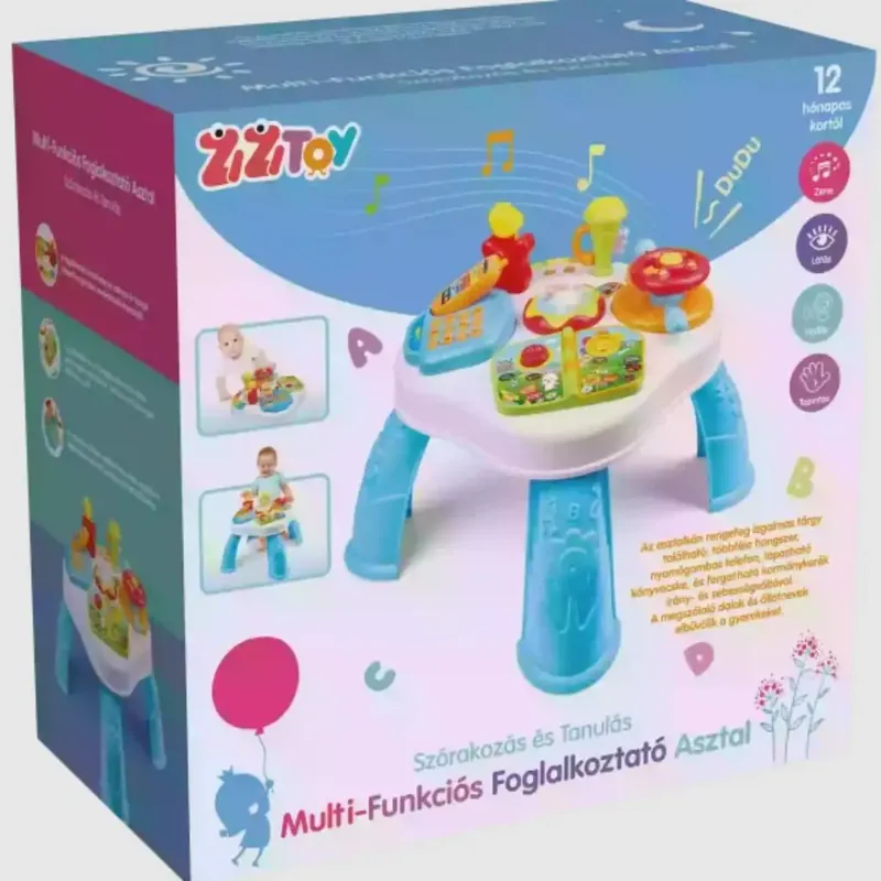 ZiziToy Multi-funkciós foglalkoztató asztal - Magyar nyelvű Vedd meg most
