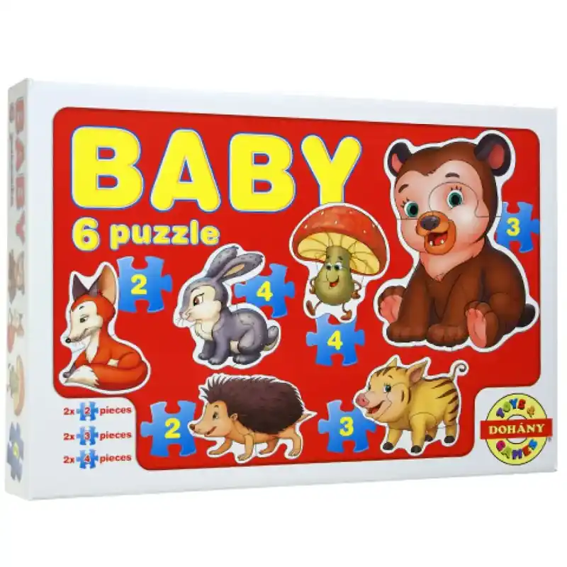 Baby Puzzle erdei állatok - D-Toys Alacsony ár