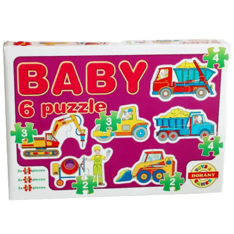 Ne maradj le Baby Puzzle munkagépek - D-Toys