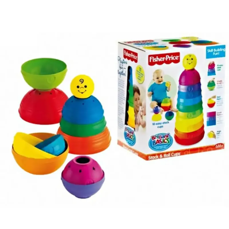 Fisher-Price Színes csészepiramis Szezonális akció