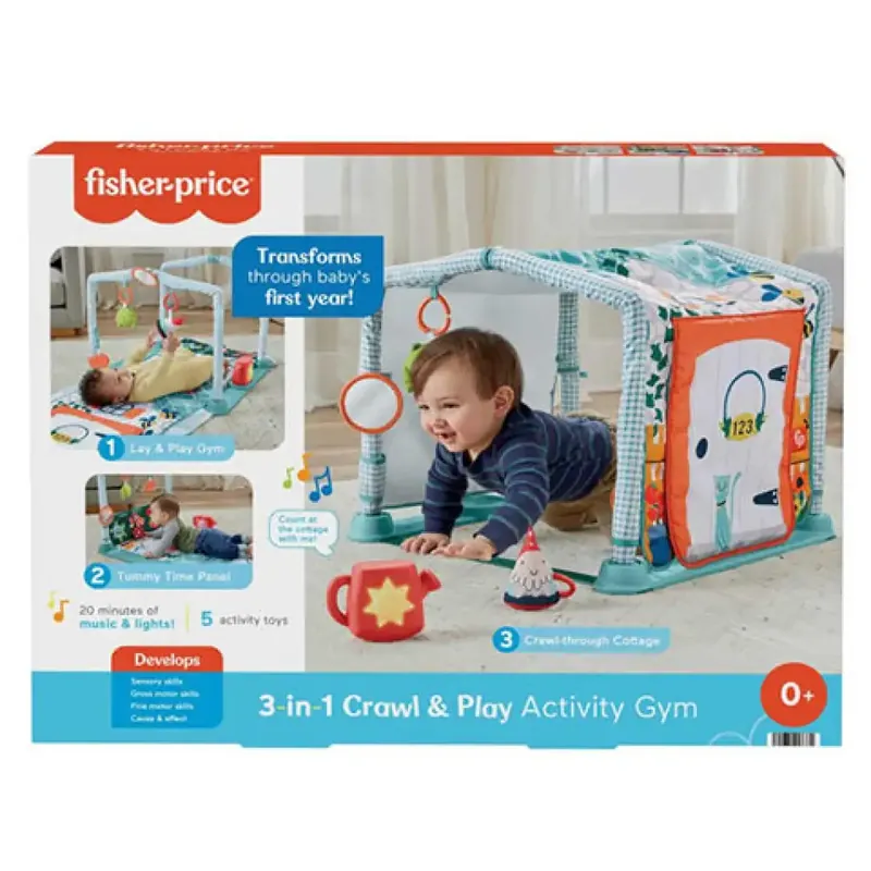 Gyors szállítás Fisher-Price Átalakítható édes otthon játszószőnyeg - Mattel