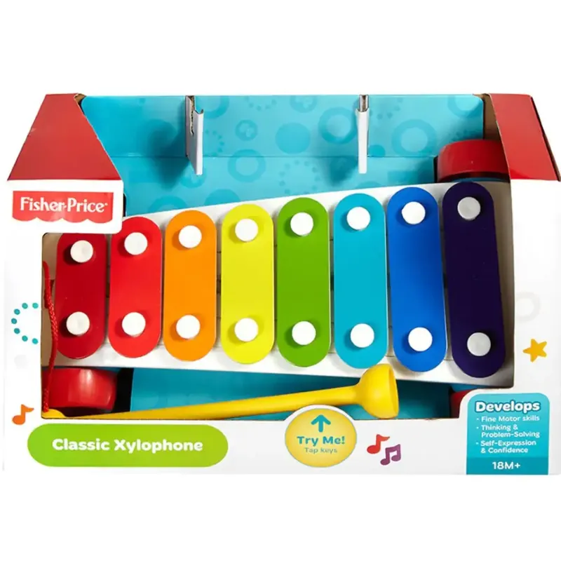 Akció Fisher Price Klasszikus xilofon játékhangszer - Mattel