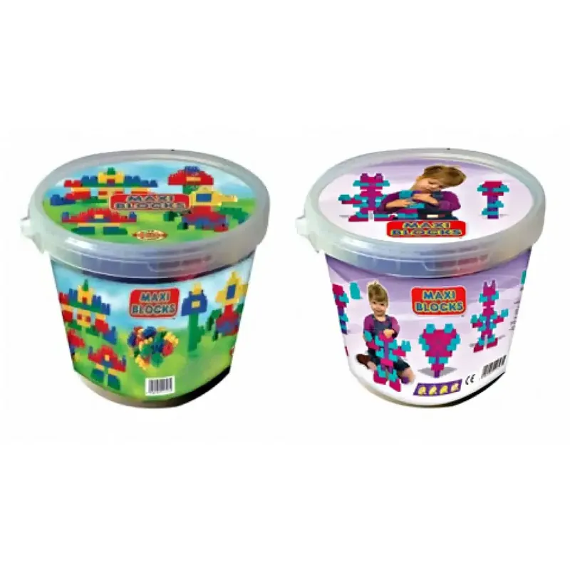 Maxi Blocks vödrös 32 db-os építőkockák - D-Toys Olcsóbb