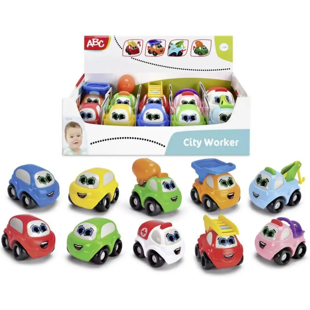 Exkluzív ajánlat ABC Mosolygós városi munkagépek többféle változatban 1db - Simba Toys
