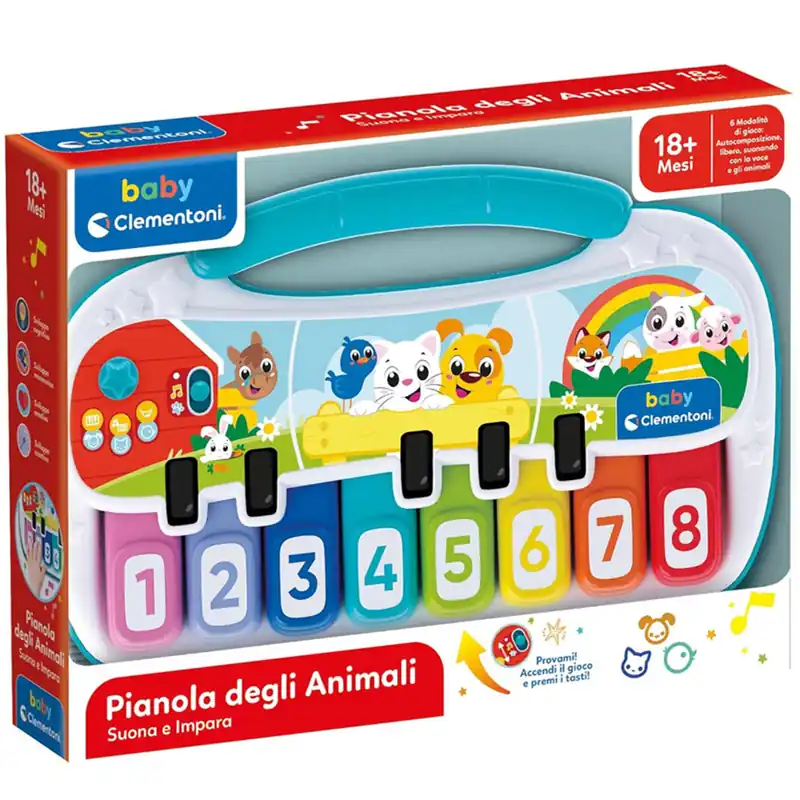 Állatos szintetizátor bébijáték - Clementoni baby Különleges ajánlat