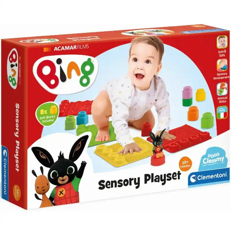 Clementoni Baby Bing tapintást fejlesztő bébijáték Azonnal elérhető