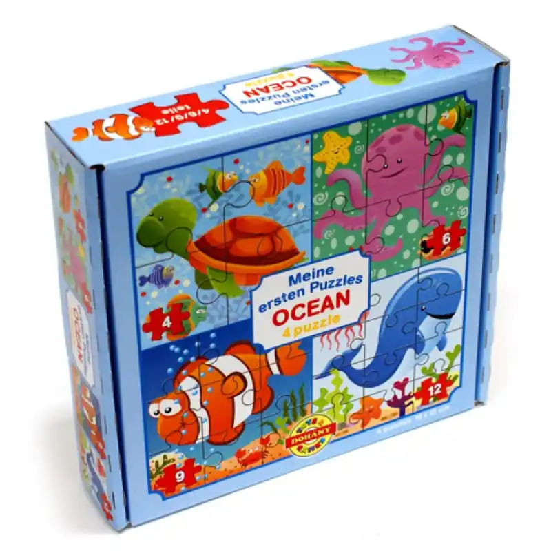 Gyors kiszállítás Az első puzzle-öm Óceán 4 az 1-ben baby puzzle