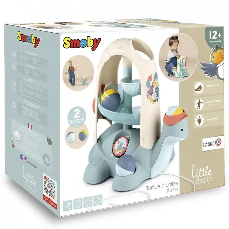 Exkluzív ajánlat Little Smoby Húzható teknős golyópálya bébijáték - Simba Toys