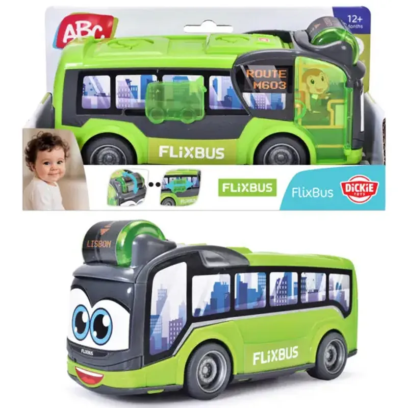 ABC Mosolygós Flixbus - Dickie Toys Biztonságos fizetés