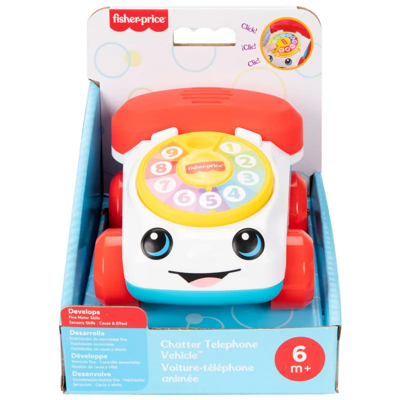 Expressz kézbesítés Fisher-Price Tili-toli fecsegő telefon kisautó - Mattel
