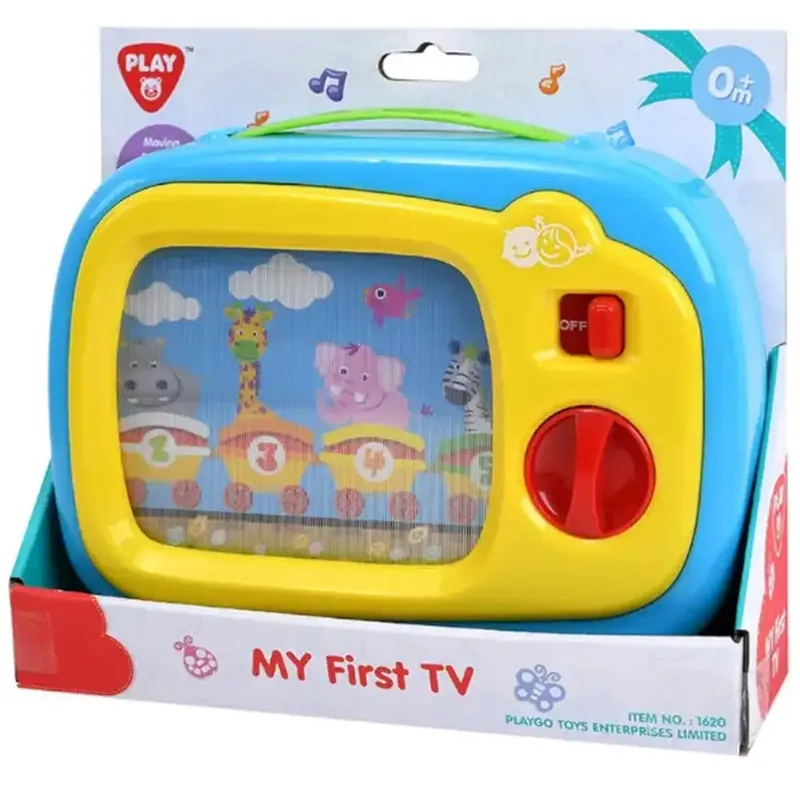Playgo Felhúzható, zenélő bébi TV Prémium