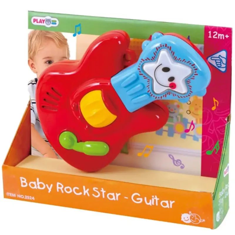 Playgo Rocksztár bébi elektromos gitár fényekkel és hangokkal Kedvezmény