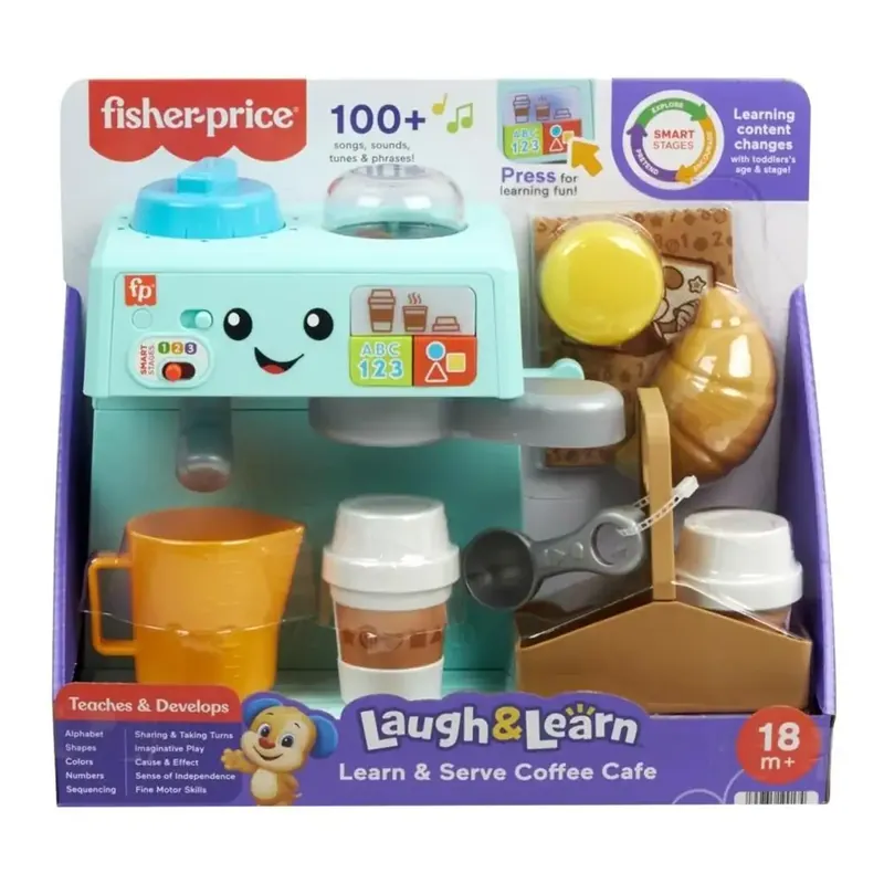 Gyors kiszállítás Fisher-Price Kacagj és Fejlődj Babarista Kávéfőző - Mattel