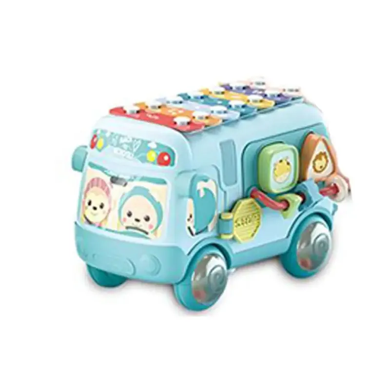 Baby busz multifunkciós fejlesztő játék több színváltozatban Prémium