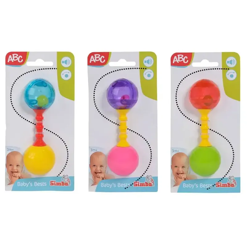 Biztonságos vásárlás ABC első csörgőm bébi játék többféle változatban - Simba Toys