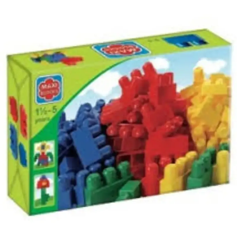 Újdonság Maxi Blocks kis dobozos építőkocka 32 db-os - D-Toys