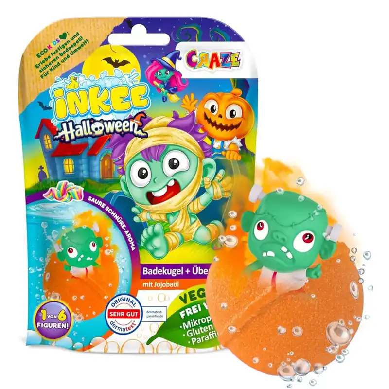 Craze Inkee Halloween fürdőbomba meglepetéssel Csak ma