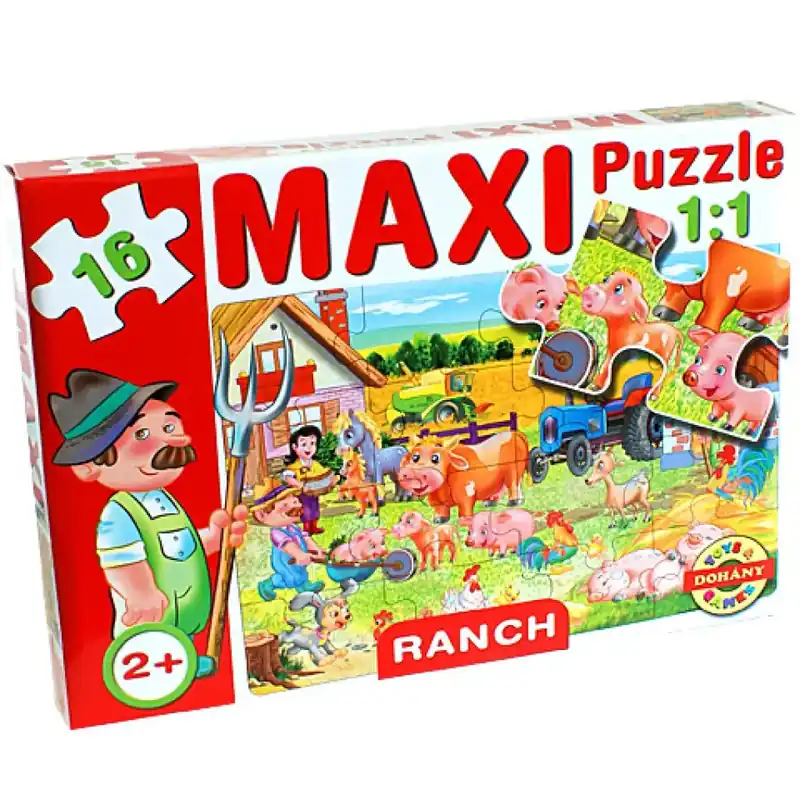 Csak ma Maxi puzzle Háziállatokkal - D-Toys