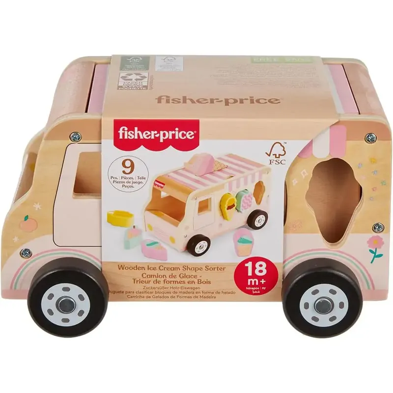 Fisher-Price Wood Fa Fagyikocsi formaválogató - Mattel Vedd meg most