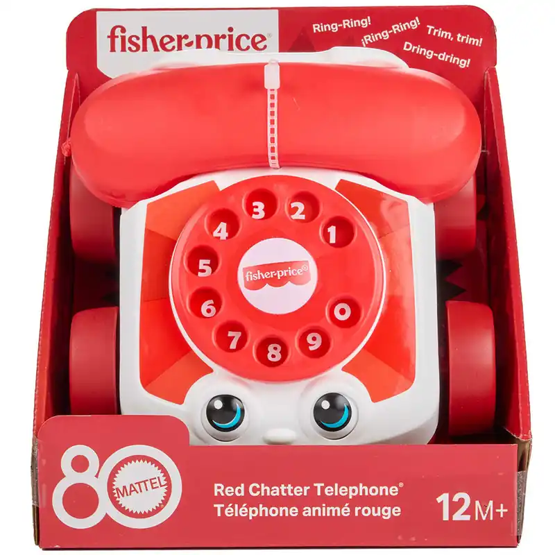 Fisher-Price Fecsegő telefon 80. évfordulós kiadás - Mattel Bestseller