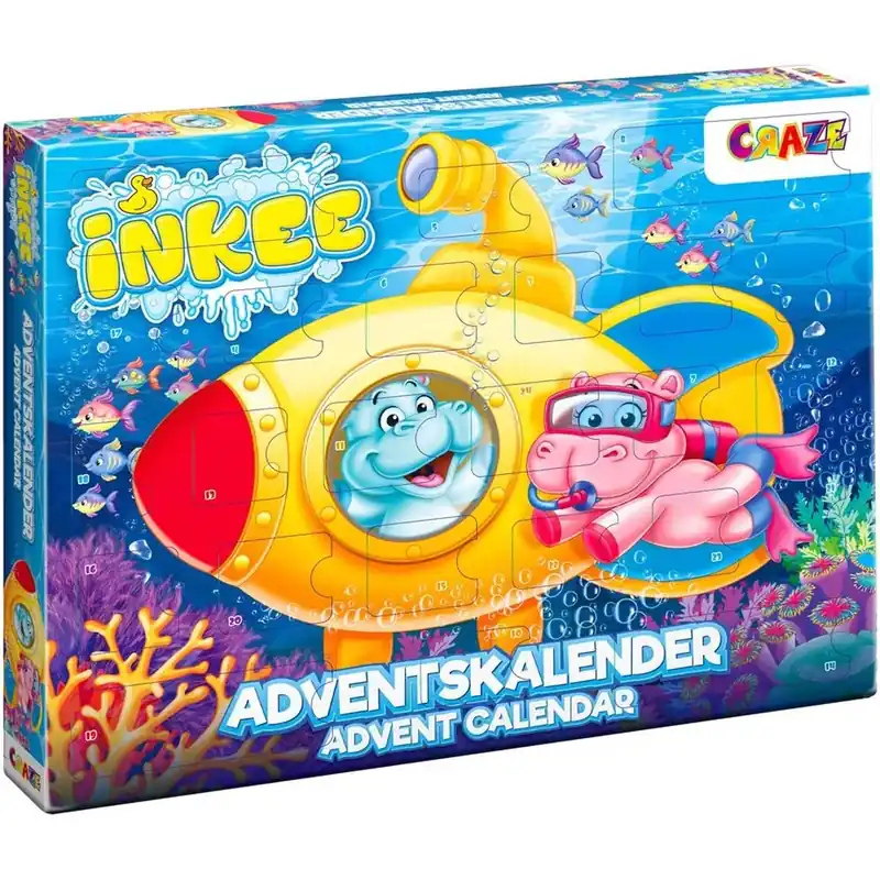 Gyors szállítás Craze Inkee Fürdőjáték adventi naptár