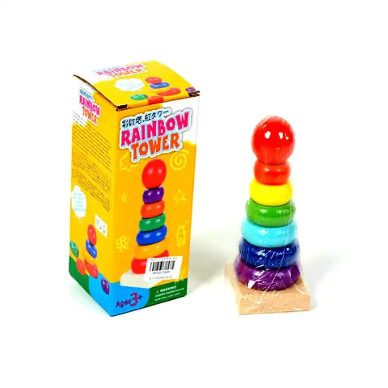 Kiárusítás Szivárvány torony rakosgató játék