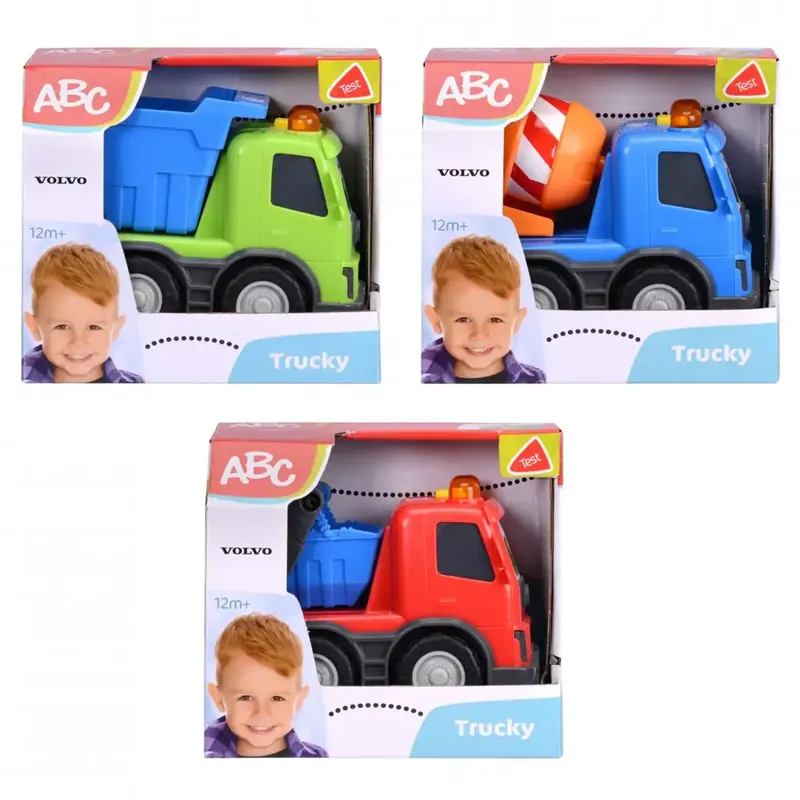 ABC Volvo Trucky városi munkagépek több változatban 13 cm - Simba Toys Kedvezmény