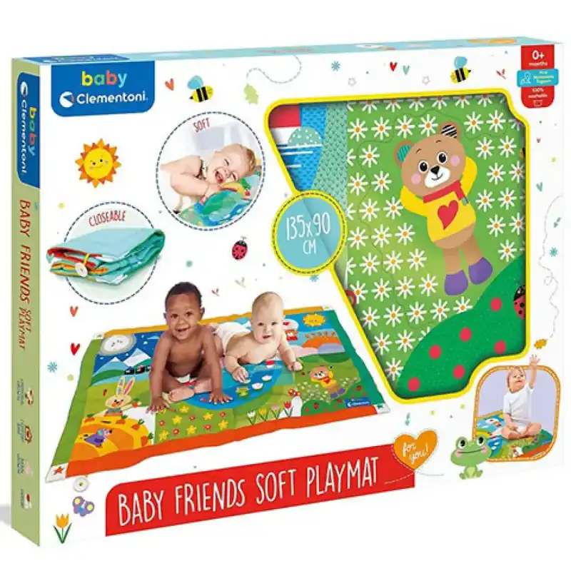 Expressz kézbesítés Állatos játszószőnyeg 135x90cm - Clementoni baby