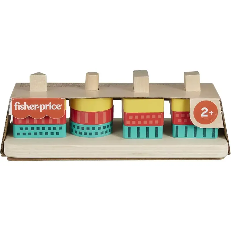 Csak ma Fisher-Price Wood Fa formarakosgató fejlesztő játék - Mattel