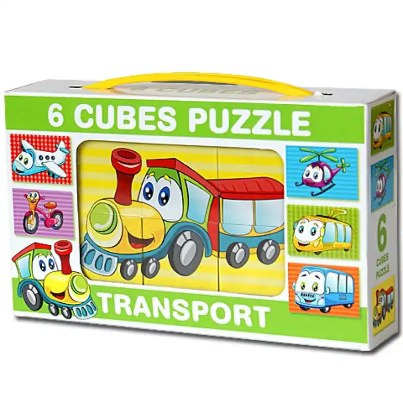 Mini mesekocka vidám járgányokkal 6db-os - D-toys Utolsó esély