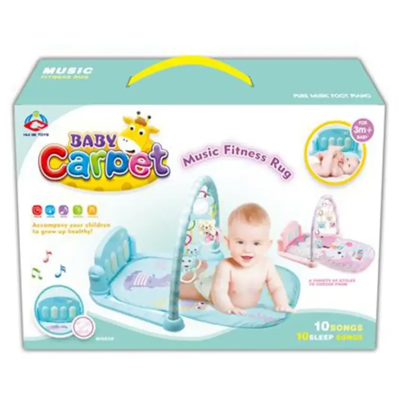 Kedvezmény Baby fitness játszószőnyeg rugdosható zongorával hangeffektekkel kétféle változatban