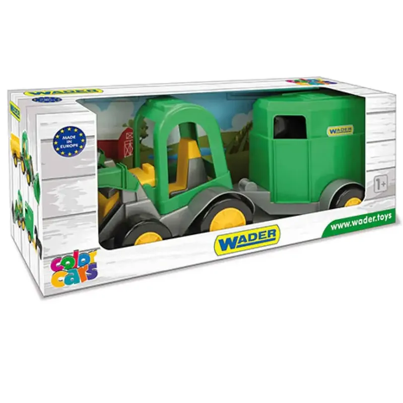 Homlokrakodós traktor lovas utánfutóval 41cm - Wader Biztonságos fizetés