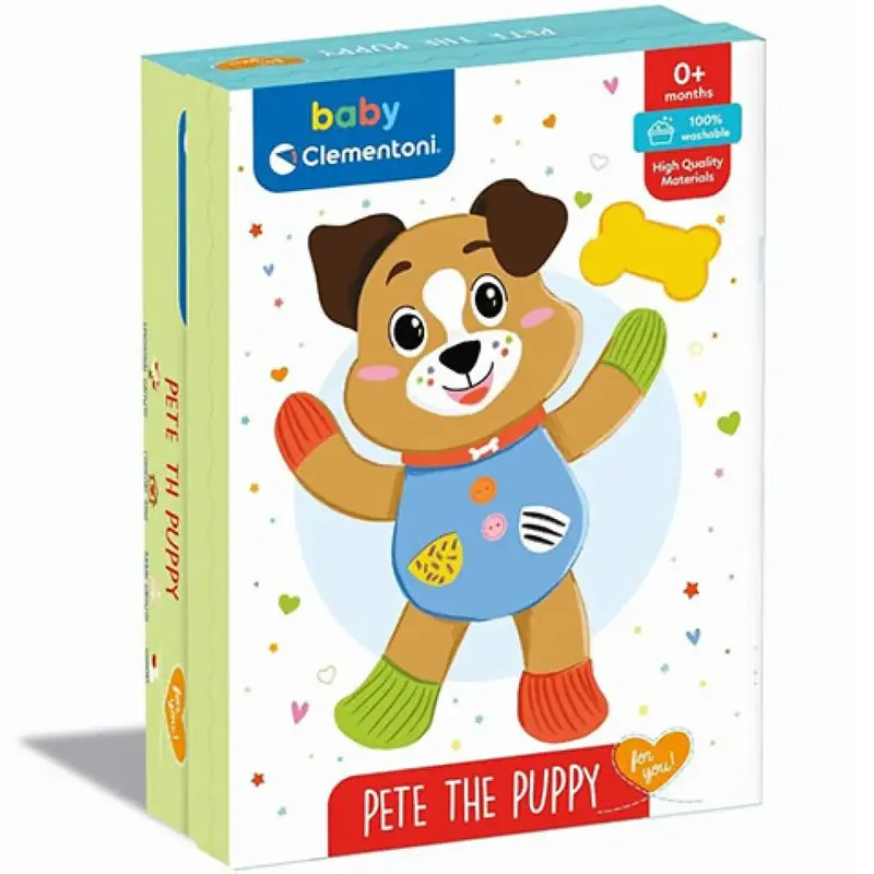 Nézd meg most Pete a plüss kutyus - Clementoni baby