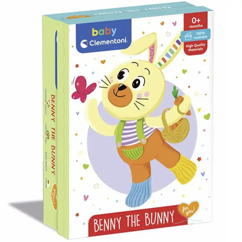 Olcsóbb Benny a plüss nyuszi - Clementoni baby