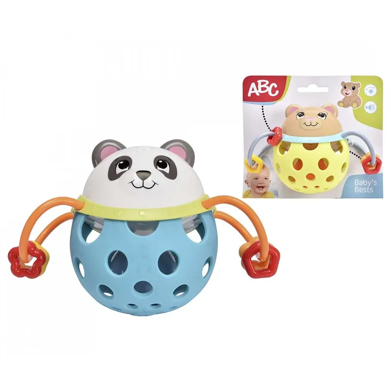 Szuper ajánlat ABC Panda Csörgőlabda fogantyúval és rágókával - Simba Toys