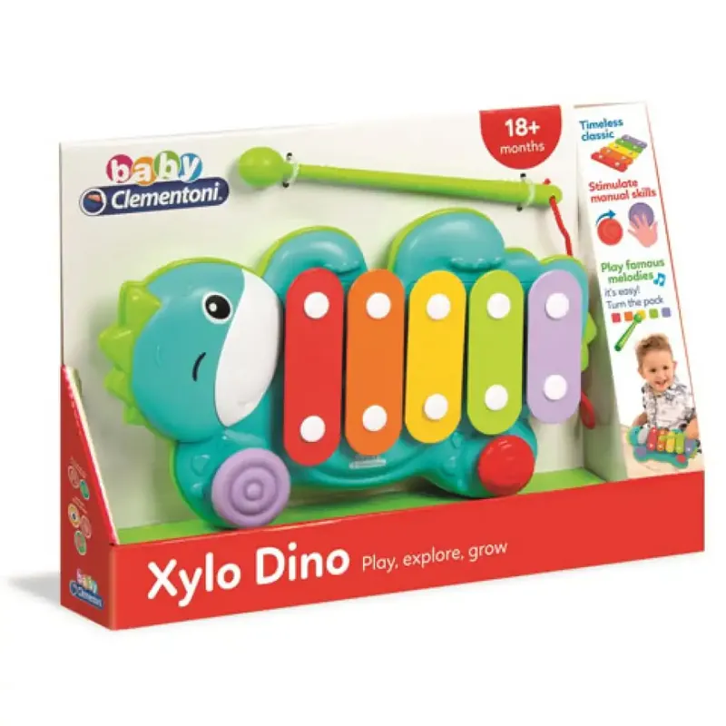 Szuper akció Baby dinoszauruszos színes xilofon - Clementoni
