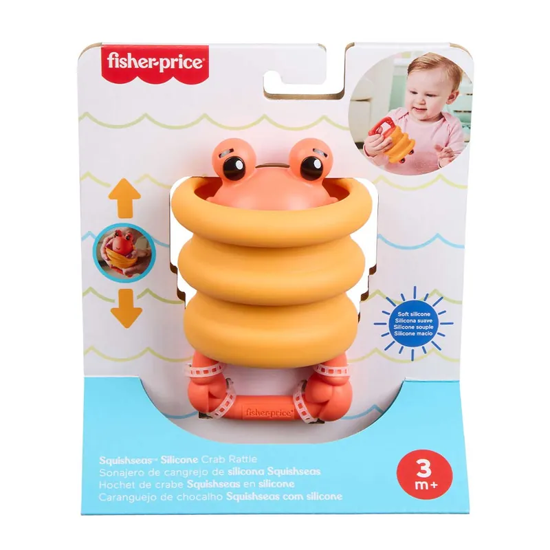 Fisher-Price Tengerpajti rágóka - Rák - Mattel Azonnal elérhető